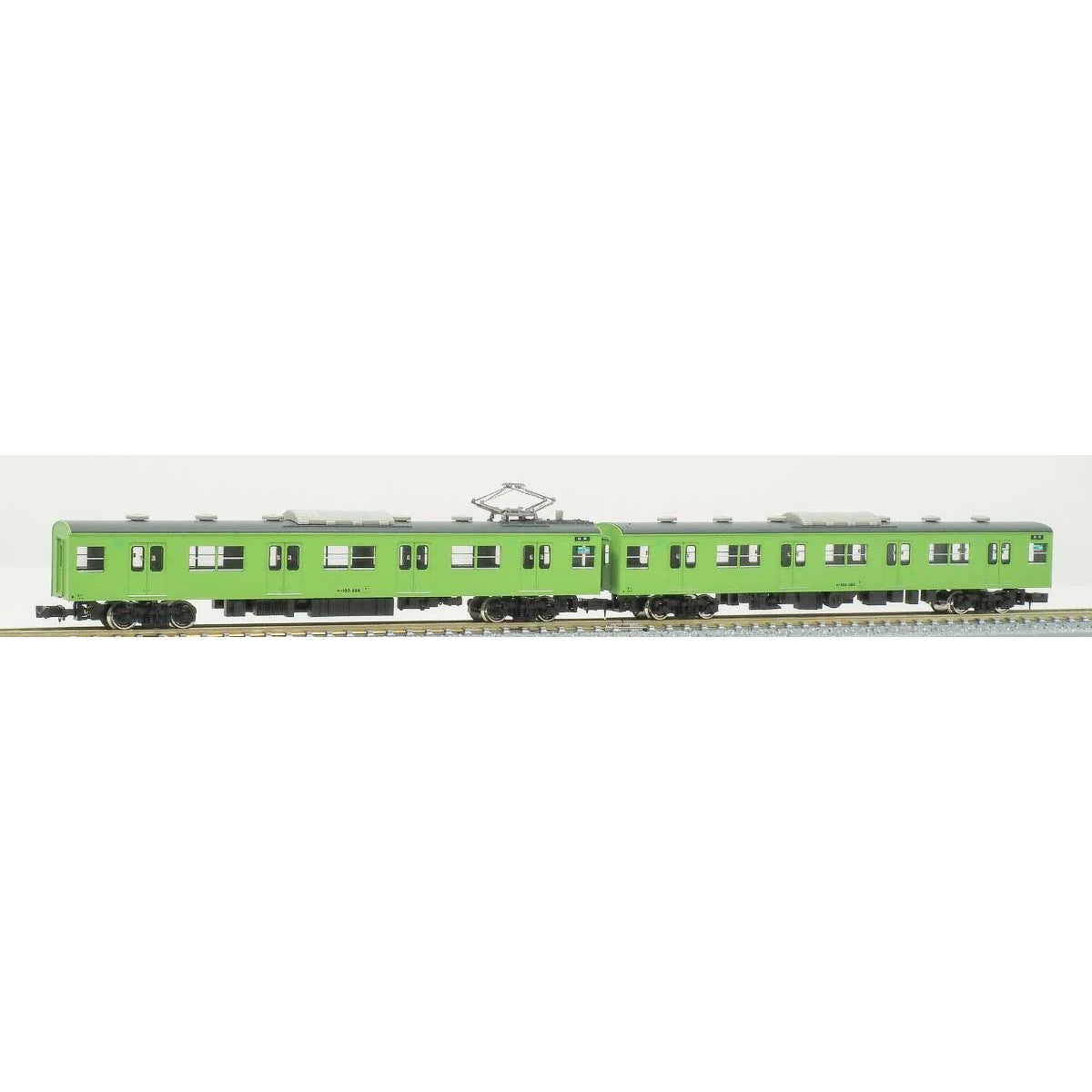 【新品】【お取り寄せ】[RWM] 1271M JR103系関西形 モハ103・102(初期車・ウグイス) 2両キット 塗装済み組立てキット(動力無し) Nゲージ 鉄道模型 GREENMAX(グリーンマックス)(20231118)
