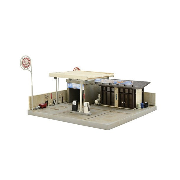 【新品】【お取り寄せ】[RWM]325932 建物コレクション(建コレ) 184 廃業した給油所B Nゲージ 鉄道模型 TOMYTEC(トミーテック)(20231209)