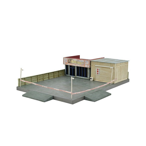 【新品】【お取り寄せ】[RWM]325956 建物コレクション(建コレ) 043-3 廃業した整備所 Nゲージ 鉄道模型 TOMYTEC(トミーテック)(20231118)