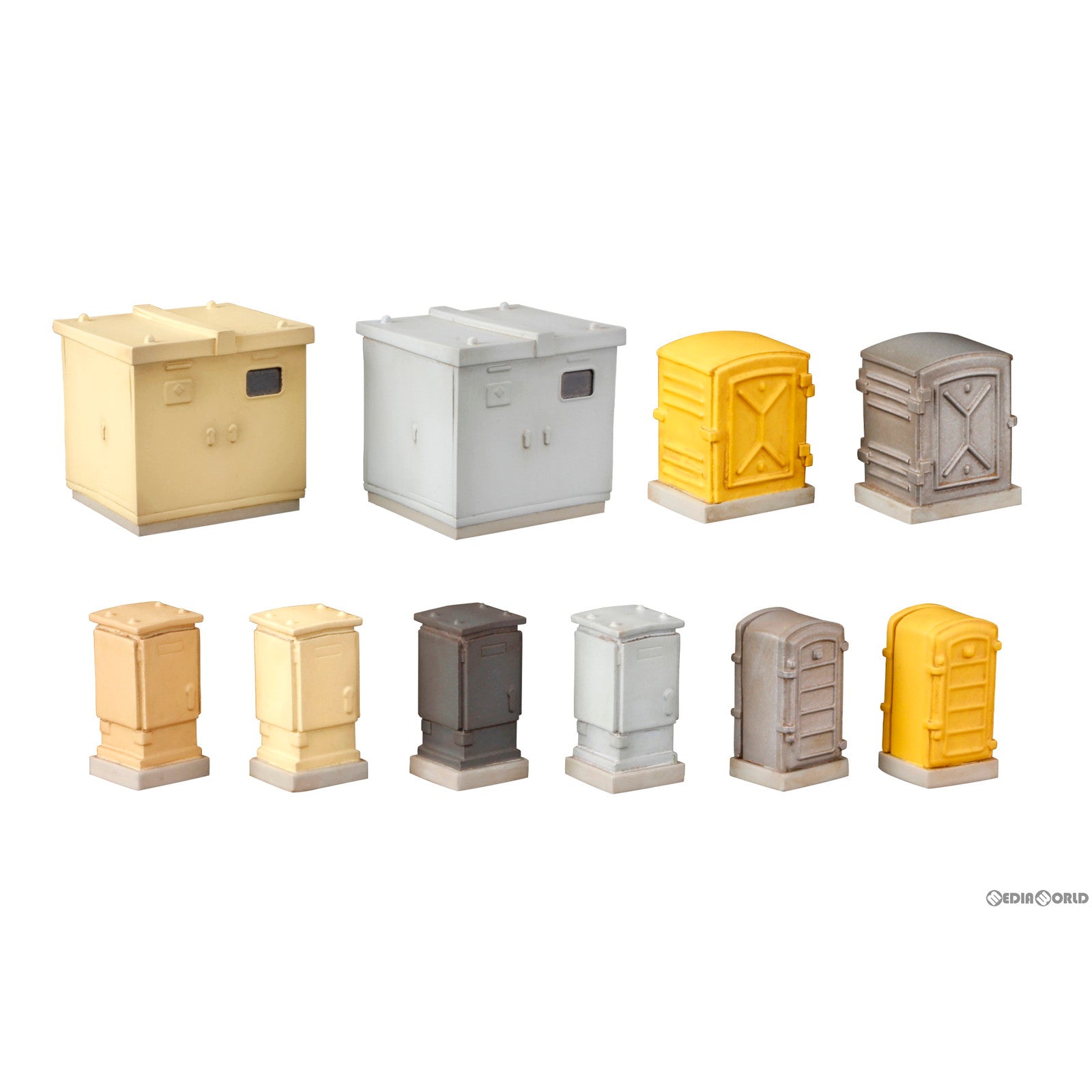【新品即納】[RWM] (再販) MS058 プラスチックキット 鉄道施設周辺機器 継電箱/キュービクル HOゲージ 鉄道模型 PLUM(プラム) (20240331)