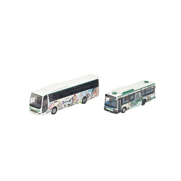 【新品即納】[RWM] 328254 ザ・バスコレクション SaGa風呂バス(昭和バス・佐賀市交通局) 2台セットB Nゲージ 鉄道模型 TOMYTEC(トミーテック) (20240224)