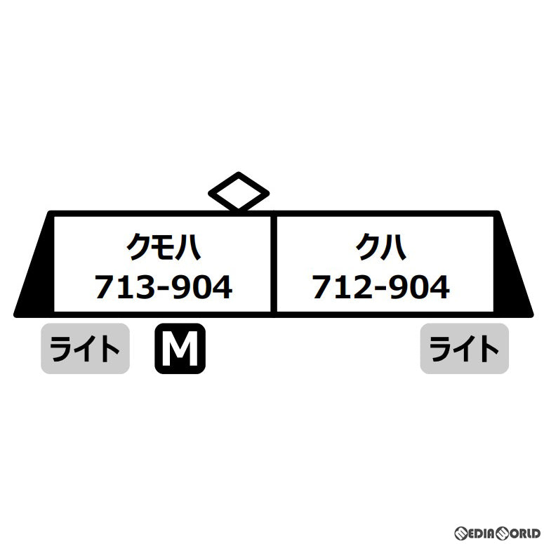 【中古即納】[RWM] A1276 713系900番代 サンシャイン 2両セット(動力付き) Nゲージ 鉄道模型 MICRO ACE(マイクロエース)(20240614)