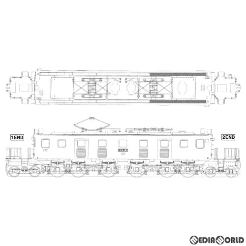 【新品即納】[RWM] 6004412 国鉄EF57 1号機 電気機関車(東北電暖仕様) 組立キット(動力付き) HOゲージ 鉄道模型 ワールド工芸(20240531)