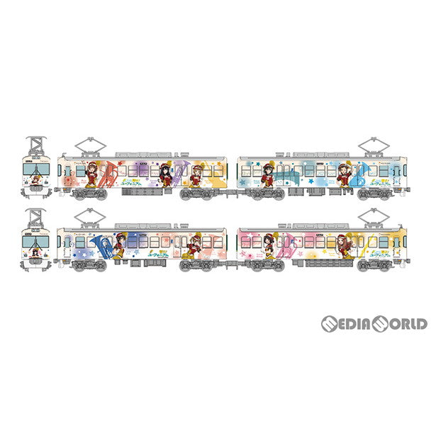 【新品即納】[RWM] 331278 鉄道コレクション(鉄コレ) 京阪電車大津線700形 「響け!ユーフォニアム」ラッピング電車2023 2両セット(動力無し) Nゲージ 鉄道模型 TOMYTEC(トミーテック) (20240824)