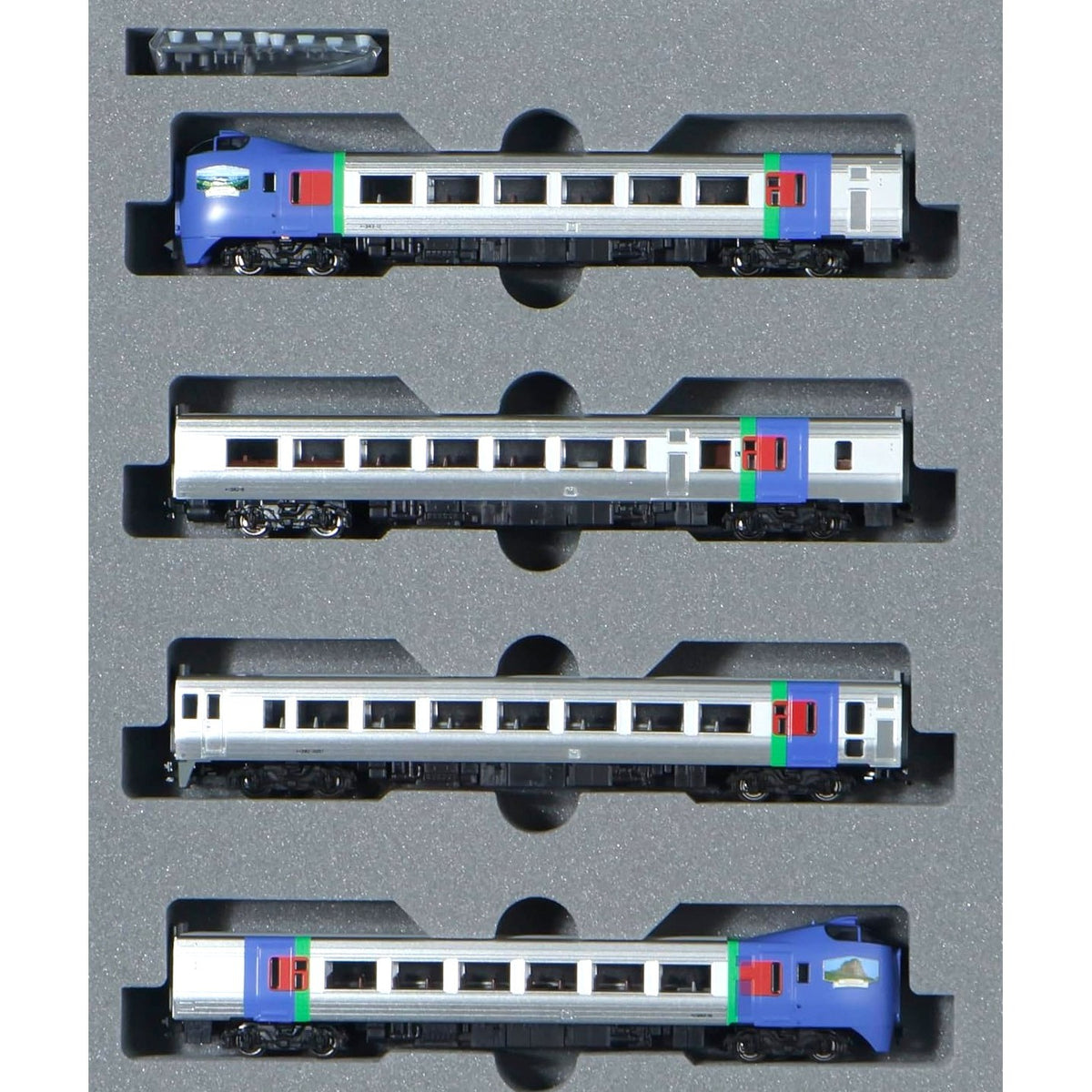 【新品即納】[RWM] 10-1895 キハ283系「オホーツク・大雪」 4両セット(遠軽・北見・美幌)(動力付き) Nゲージ 鉄道模型 KATO(カトー)(20240530)