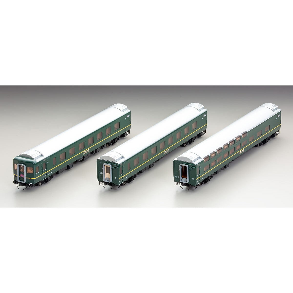 【新品】【お取り寄せ】[RWM]HO-9111 JR 24系25形特急寝台客車(トワイライトエクスプレス)増結セットB(3両)(動力無し) HOゲージ 鉄道模型 TOMIX(トミックス)(20240713)