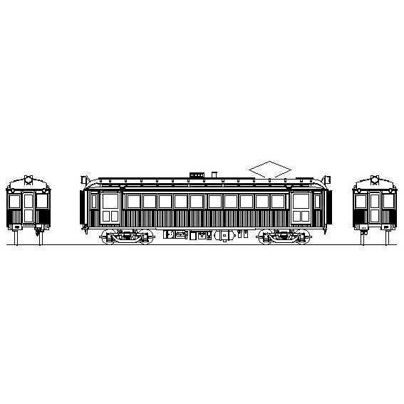 【新品即納】[RWM] NP-4形/P5形古典電車 Aタイプ(動力無し) Nゲージ 鉄道模型 Masterpiece(マスターピース) (20240819)