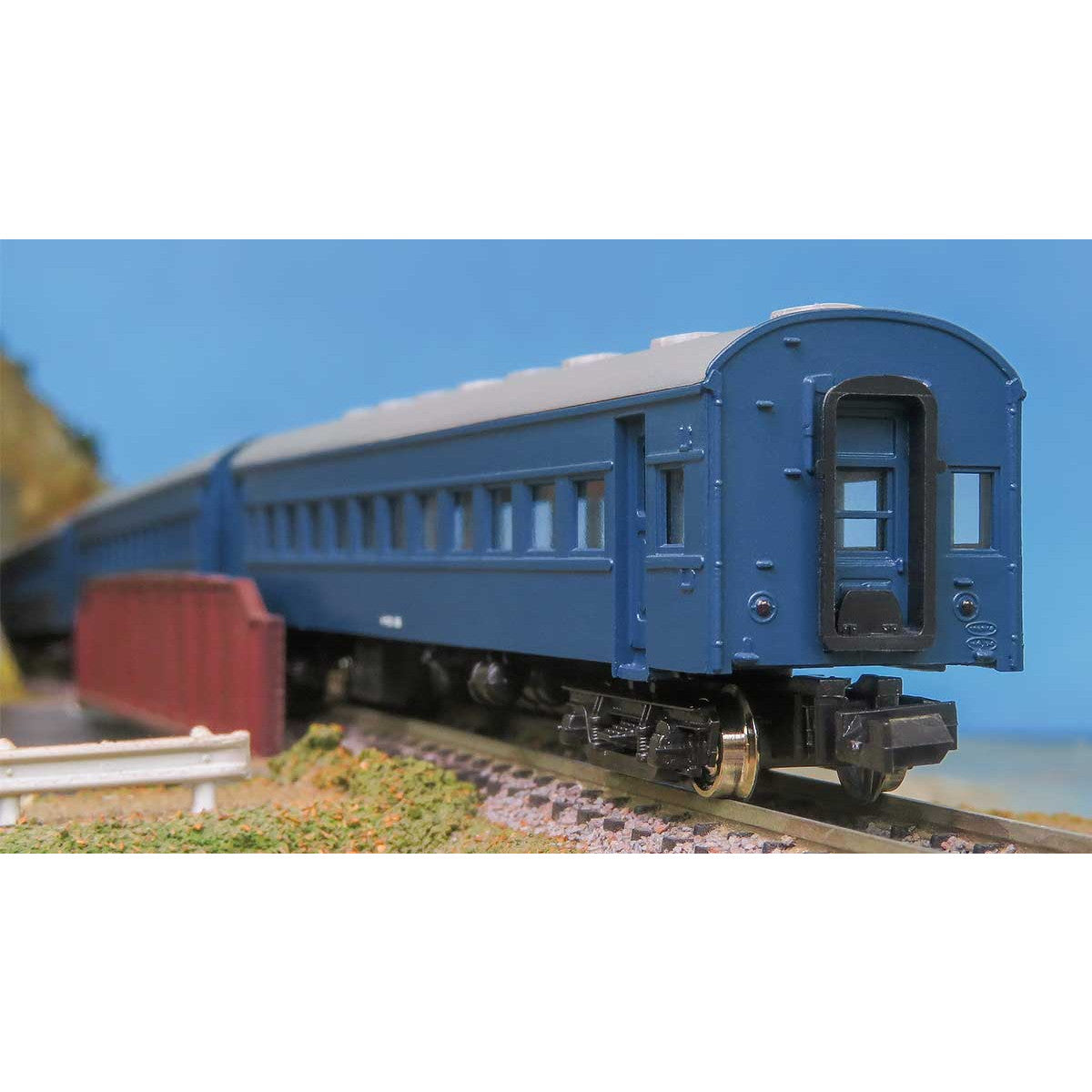 【新品即納】[RWM] 19509 着色済みエコノミーキット 着色済み オハ61系(青色) 6両編成セット(動力無し) Nゲージ 鉄道模型 GREENMAX(グリーンマックス)(20241227)