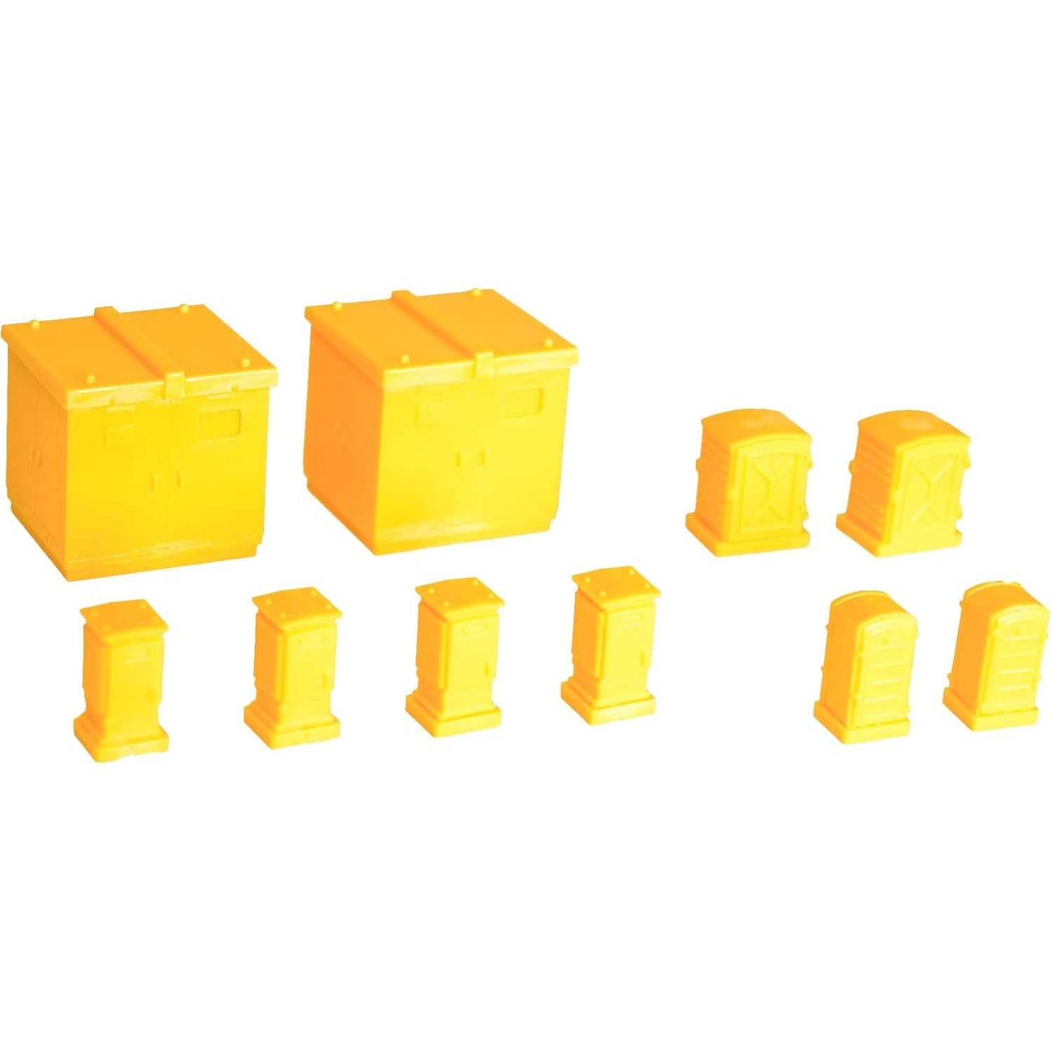 【新品即納】[RWM] MS084 1/80スケールプラスチックキット ポップな異世界シリーズ 継電箱/キュービクル(イエロー) HOゲージ 鉄道模型 PLUM(プラム) (20240930)