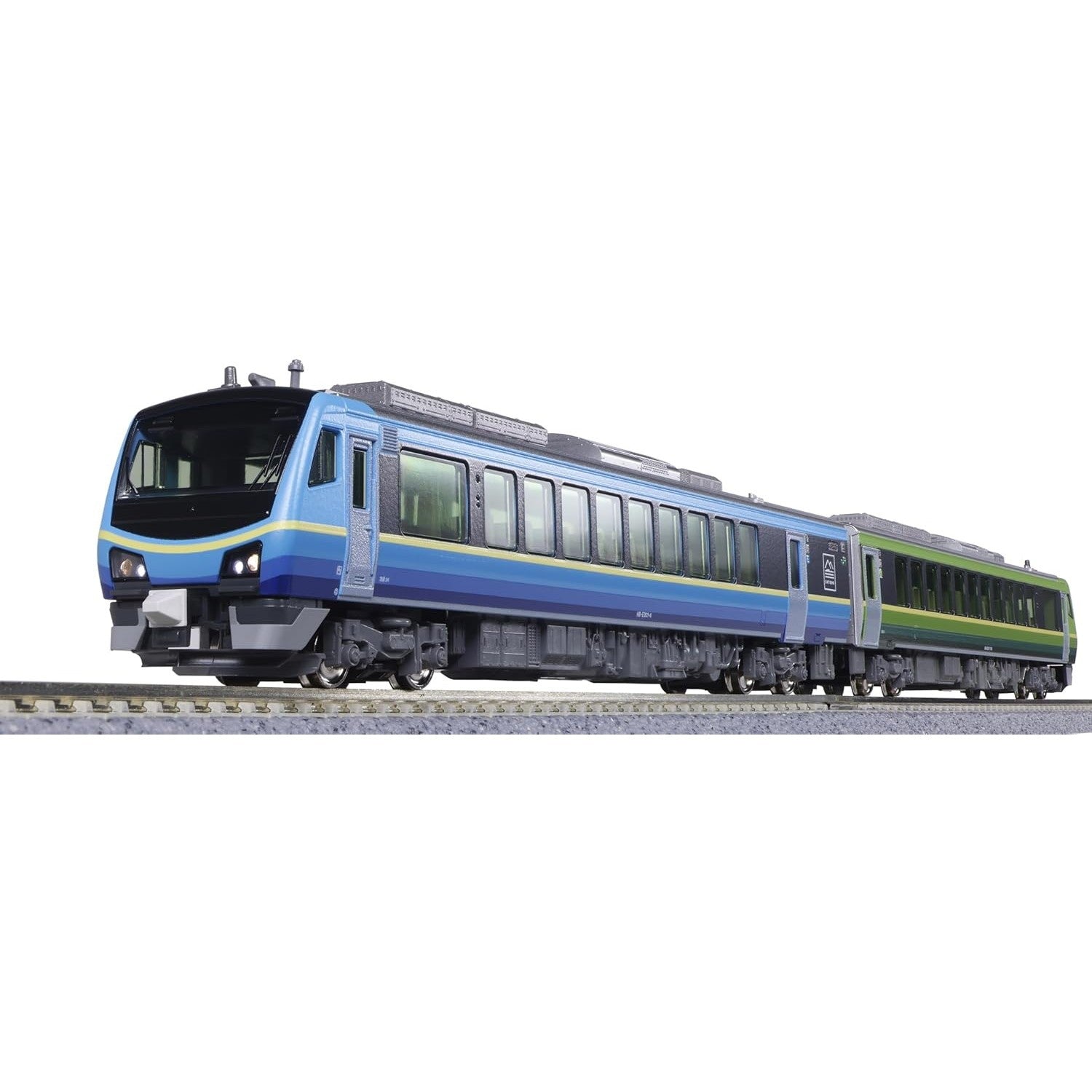 【中古即納】[RWM] 10-1918 HB-E300系「SATONO」 2両セット(動力付き) Nゲージ 鉄道模型 KATO(カトー)(20250130)