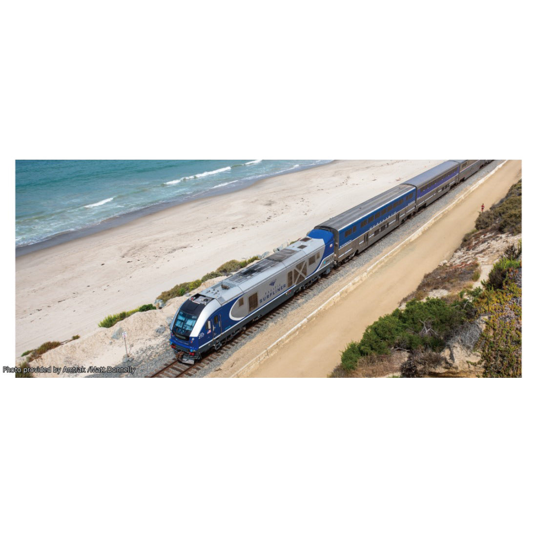 【新品】【お取り寄せ】[RWM] 106-9010 特別企画品 SC-44 Charger Amtrak Pacific Surfliner 8Unit Set(チャージャー アムトラック パシフィック サーフライナー)(8両)(動力付き) Nゲージ 鉄道模型 KATO(カトー)(20250201)