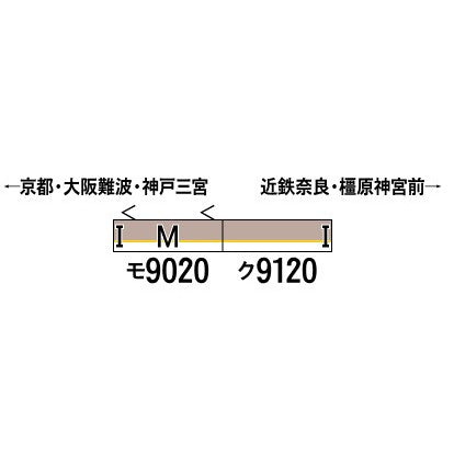 【新品即納】[RWM] 31967 近鉄9020系(京都・奈良線) 基本2両編成セット(動力付き) Nゲージ 鉄道模型 GREENMAX(グリーンマックス)(20241227)