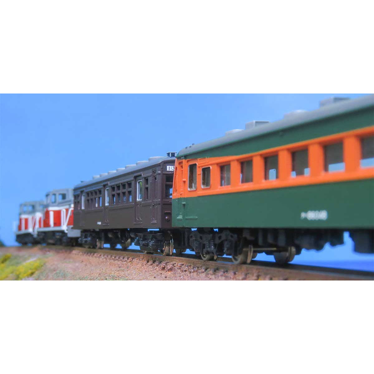 【新品即納】[RWM] 968 未塗装エコノミーキット 旧型国電 80系 準急「白浜」 7両編成セット(動力無し) Nゲージ 鉄道模型 GREENMAX(グリーンマックス)(20241227)