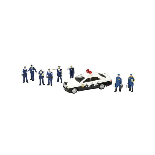 【新品】【お取り寄せ】[RWM] 330738 情景コレクション 情景小物145 パトカー・警察官 Nゲージ 鉄道模型 TOMYTEC(トミーテック)(20250215)