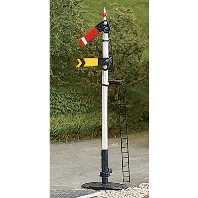 【新品即納】[RWM] PELK-12141 TT-120ゲージ グレート ウェスタン鉄道 腕木式信号機 場内+遠方用 複合型キット OOゲージ・HOゲージ 鉄道模型 PECO(ピィコ)(20250131)