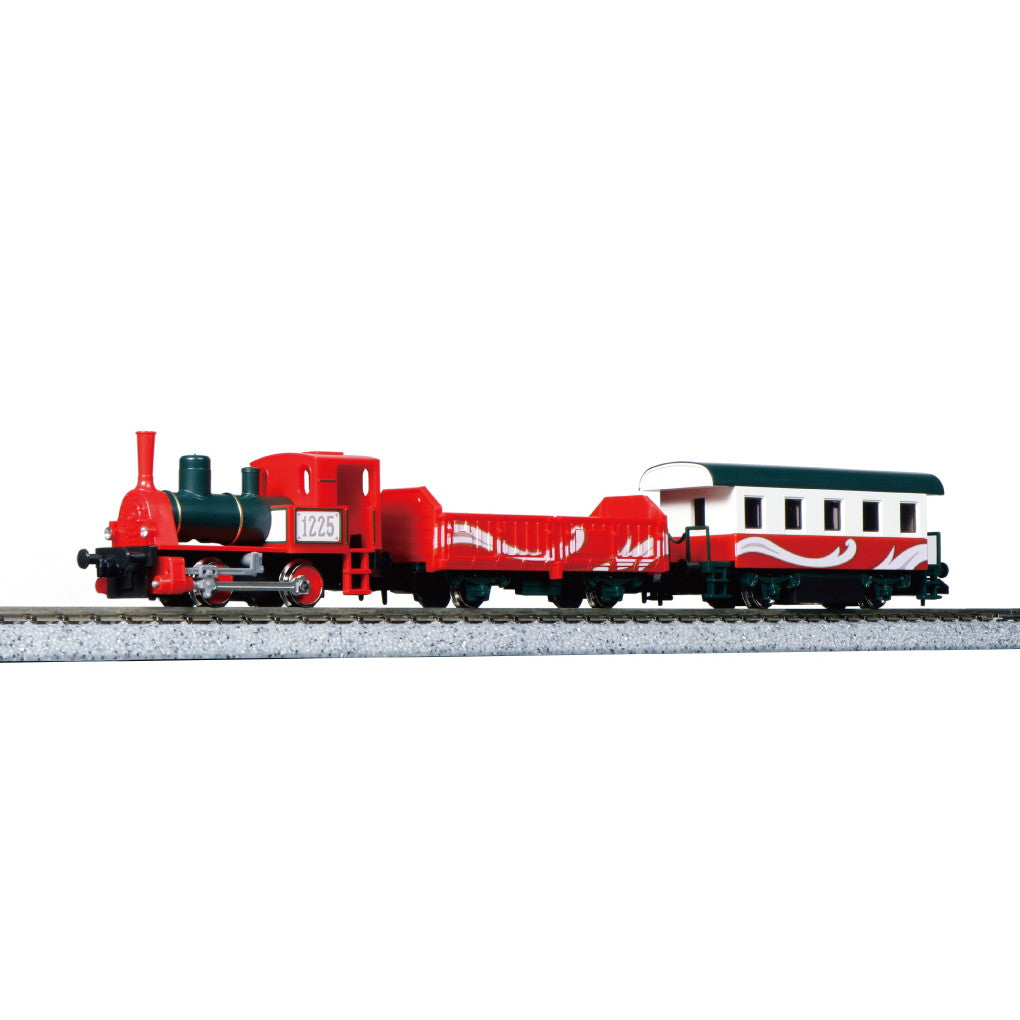 【新品】【お取り寄せ】[RWM] 10-503-3 チビロコセット クリスマスのSL列車 3両セット(動力付き) Nゲージ 鉄道模型 KATO(カトー)(20241130)