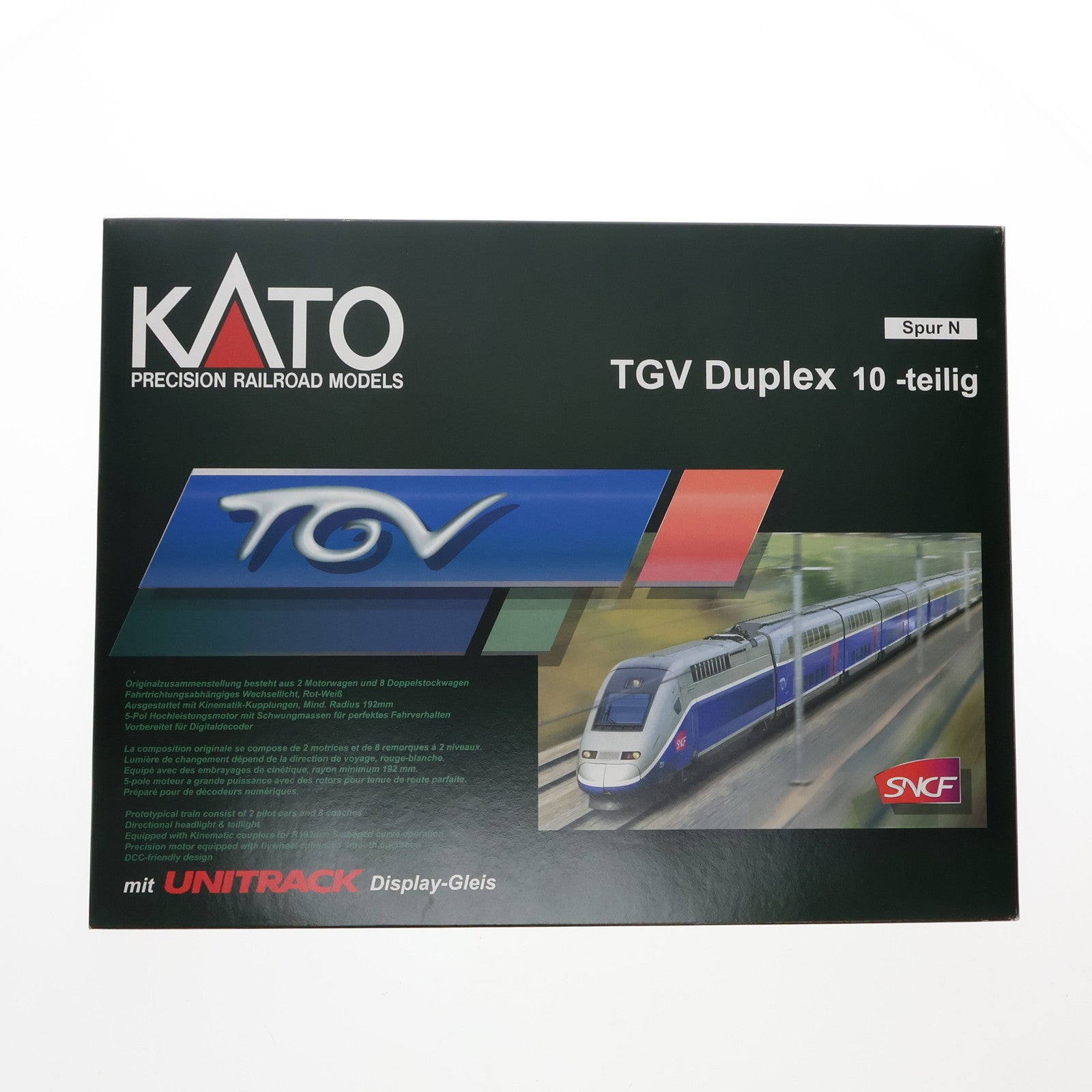 【中古即納】[RWM] TGV Duplex(テジェヴェ デュープレックス) 10-teilig(10両セット)(動力付き) Nゲージ 鉄道模型 KATO(カトー)(20090731)