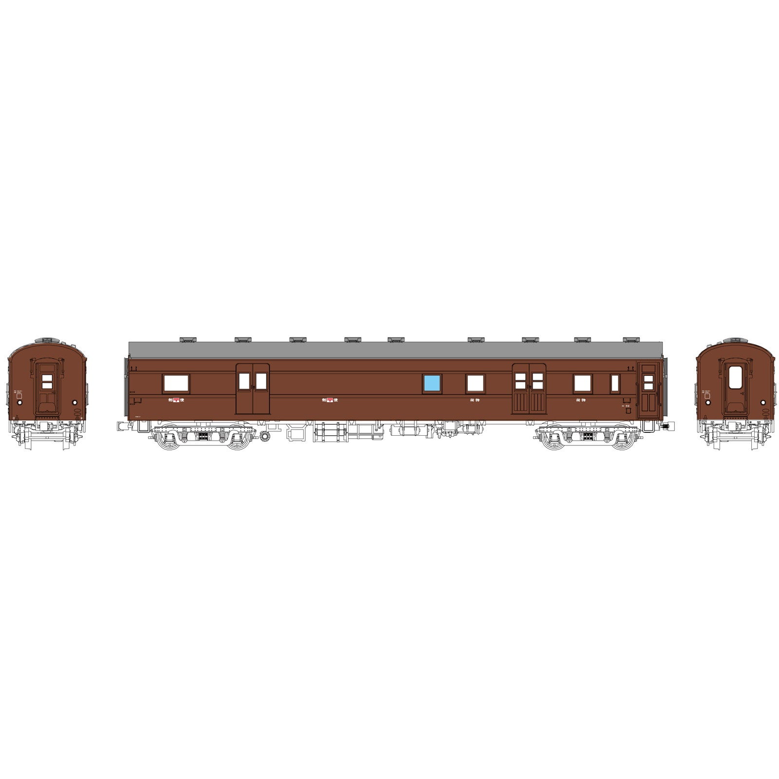 【新品即納】[RWM] TW61-11B 国鉄スユニ61(オハニ61初期タイプ改造)ぶどう2号(動力無し) HOゲージ 鉄道模型 TRAMWAY(トラムウェイ)(20250821)