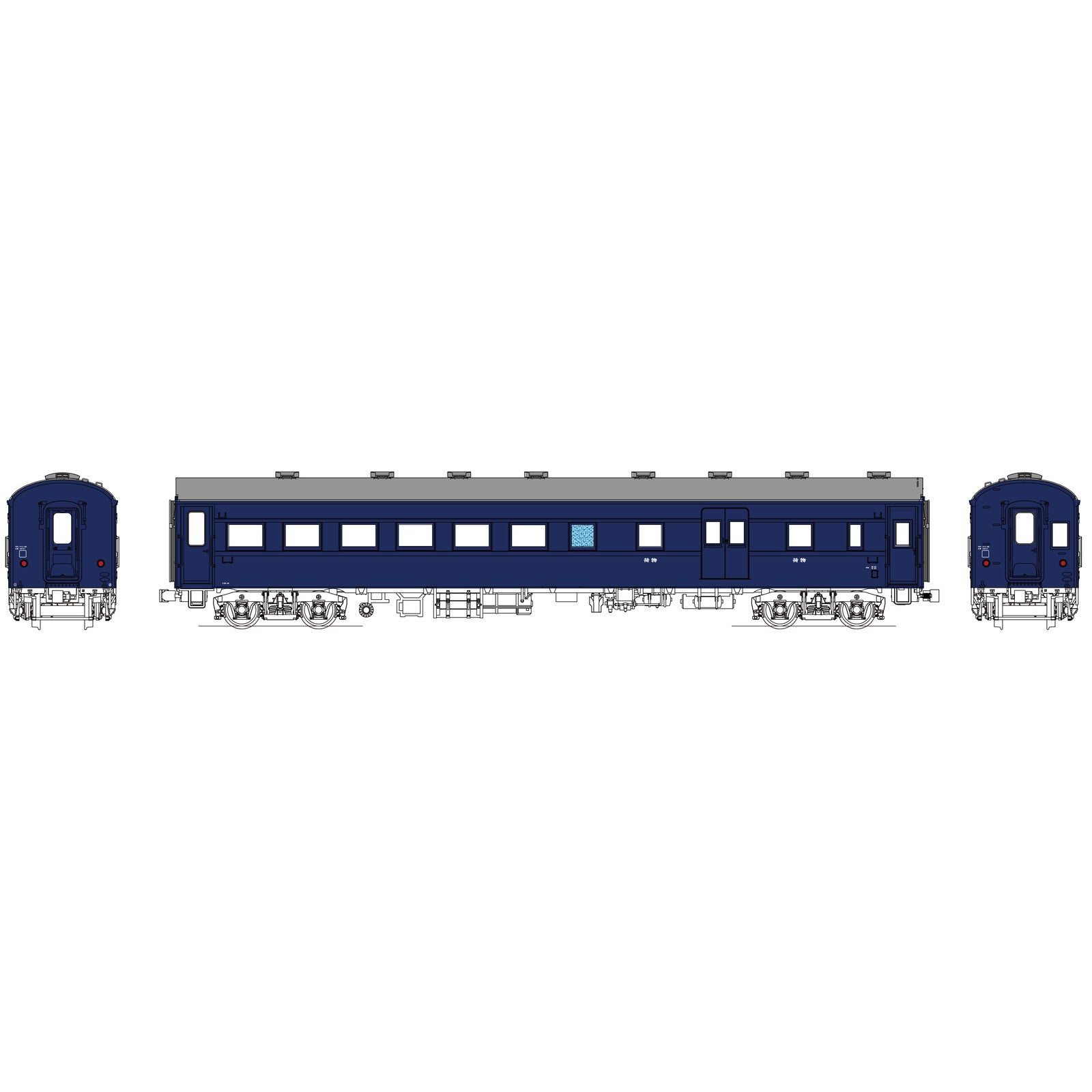 【新品即納】[RWM] TW61-06C 国鉄オハニ36青15号(動力無し) HOゲージ 鉄道模型 TRAMWAY(トラムウェイ)(20250719)