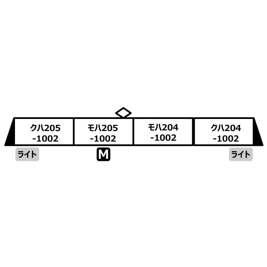 【中古即納】[RWM] A2466 205系1000番代 体質改善工事施工車 奈良線(床下グレー) 4両セット(動力付き) Nゲージ 鉄道模型 MICRO ACE(マイクロエース)(20250413)