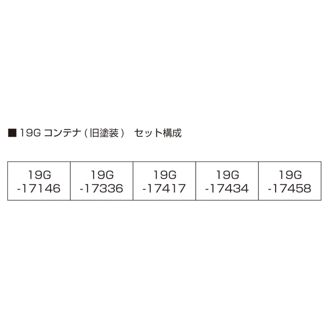 【新品即納】[RWM] 23-577-A 19Gコンテナ(旧塗装) 5個入 Nゲージ 鉄道模型 KATO(カトー)(20250327)
