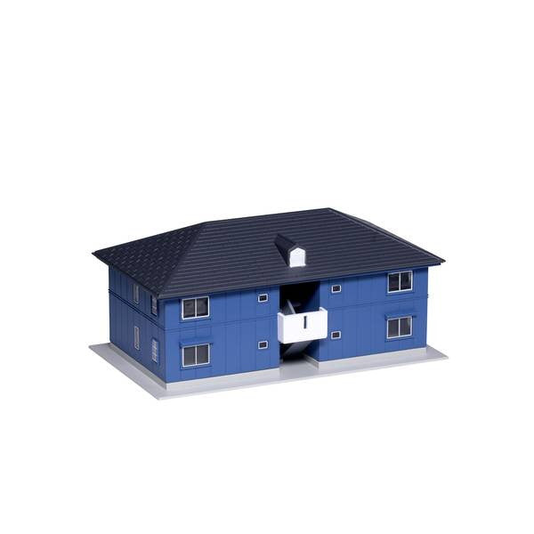 【新品】【お取り寄せ】[RWM] 23-402D 二階建アパート(ネイビー) Nゲージ 鉄道模型 KATO(カトー)(20250207)