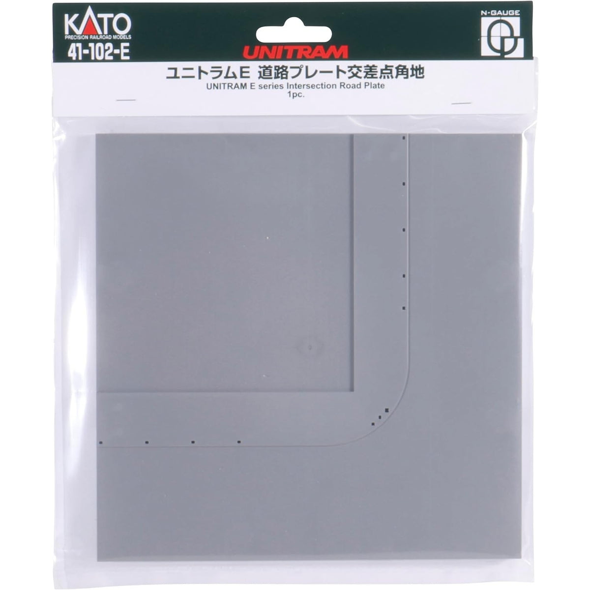 【新品即納】[RWM] 41-102-E UNITRAM E(ユニトラムE) 道路プレート交差点角地 Nゲージ 鉄道模型 KATO(カトー)(20250426)