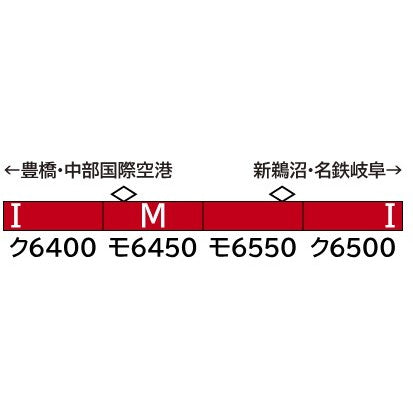 【新品即納】[RWM] 31995 名鉄6500系(8次車・車番選択式) 基本4両編成セット(動力付き) Nゲージ 鉄道模型 GREENMAX(グリーンマックス)(20250516)