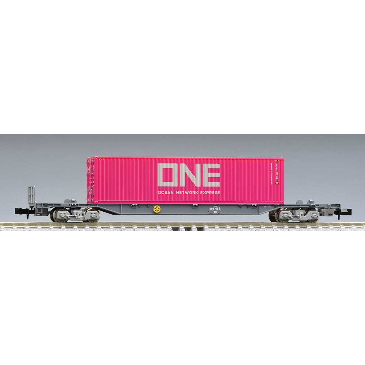 【中古即納】[RWM] 8751 JR貨車 コキ106形(前期型・新塗装・ONEコンテナ付)(動力無し) Nゲージ 鉄道模型 TOMIX(トミックス)(20240831)