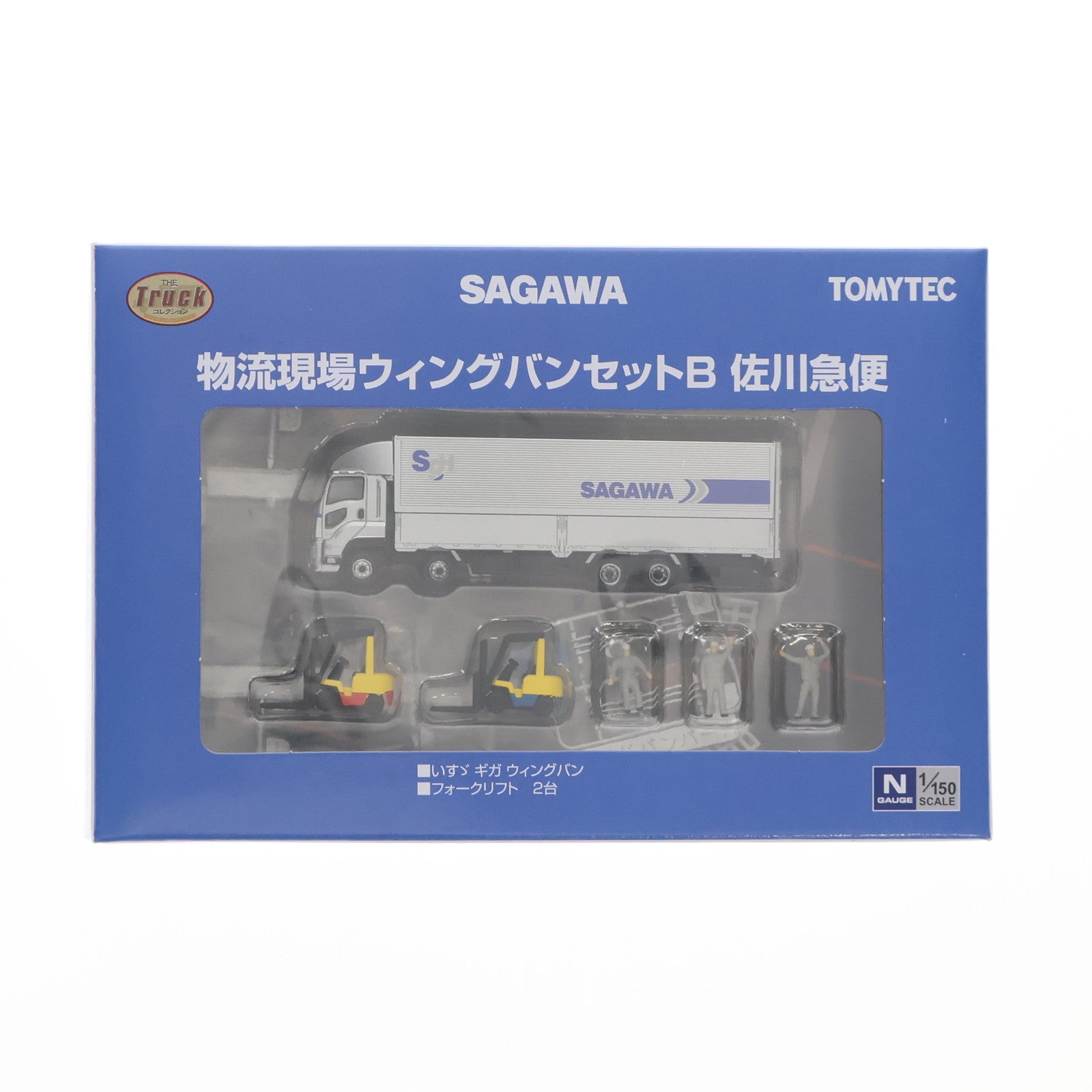 【新品】【お取り寄せ】[RWM] 329565 ザ・トラックコレクション 物流現場 ウィングバンセットB 佐川急便 Nゲージ 鉄道模型 TOMYTEC(トミーテック)(20240622)