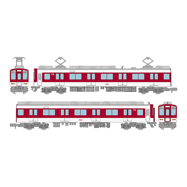 【新品即納】[RWM] 334286 鉄道コレクション(鉄コレ) 近畿日本鉄道1420系 2両セットA(動力無し) Nゲージ 鉄道模型 TOMYTEC(トミーテック)(20250321)