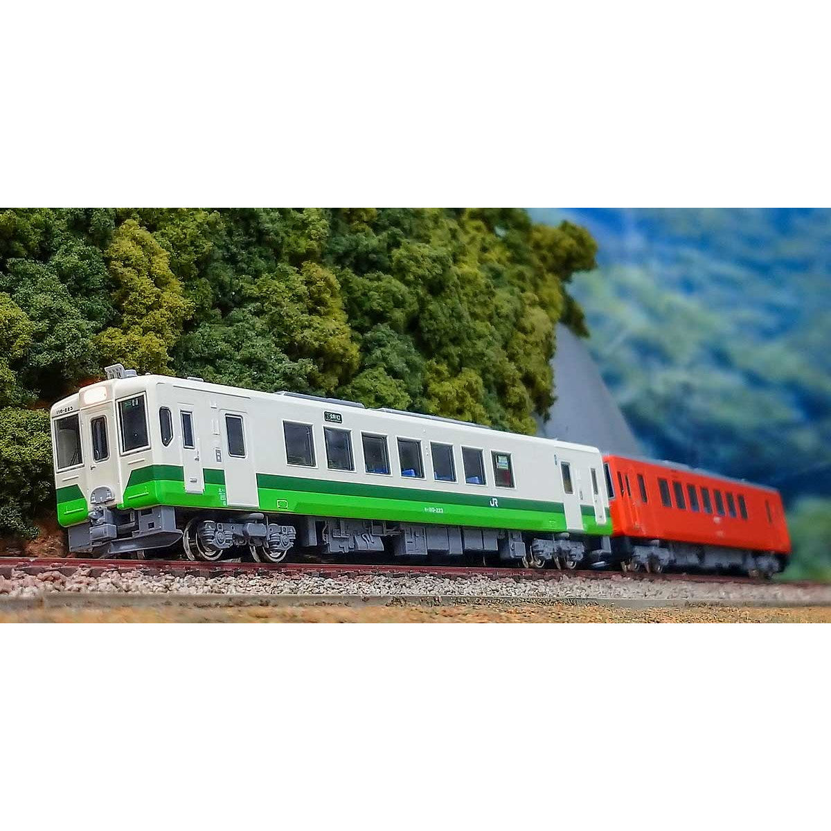 【新品即納】[RWM] 50793 JRキハ110形(只見線・キハ40系カラー)(動力付き) Nゲージ 鉄道模型 GREENMAX(グリーンマックス)(20250412)
