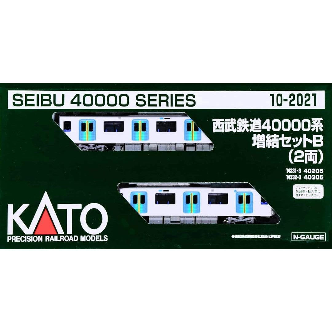 【新品】【お取り寄せ】[RWM] 10-2021 西武鉄道40000系 増結セットB(2両)(動力無し) Nゲージ 鉄道模型 KATO(カトー)(20250417)