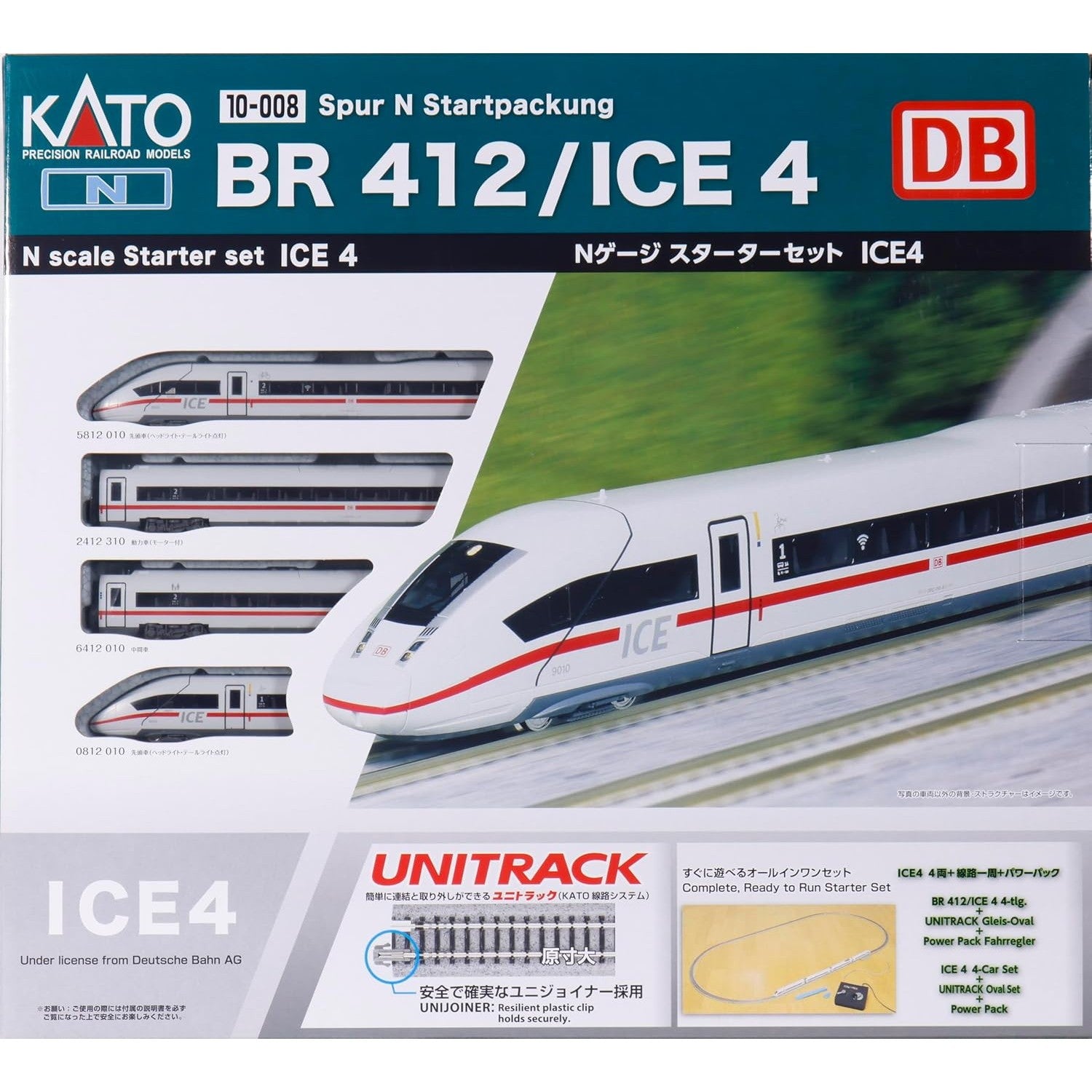 【新品即納】[RWM] 10-008 Nゲージスターターセット ICE4(動力付き) Nゲージ 鉄道模型 KATO(カトー)(20250725)