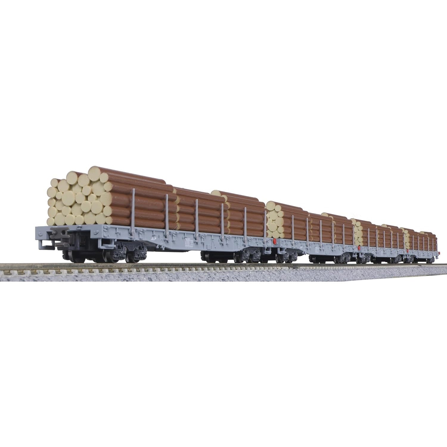 【新品】【お取り寄せ】[RWM] 10-1891 レーティッシュ鉄道 長物車 R-w(丸太積載) 4両セット(動力無し) Nゲージ 鉄道模型 KATO(カトー)(20240801)
