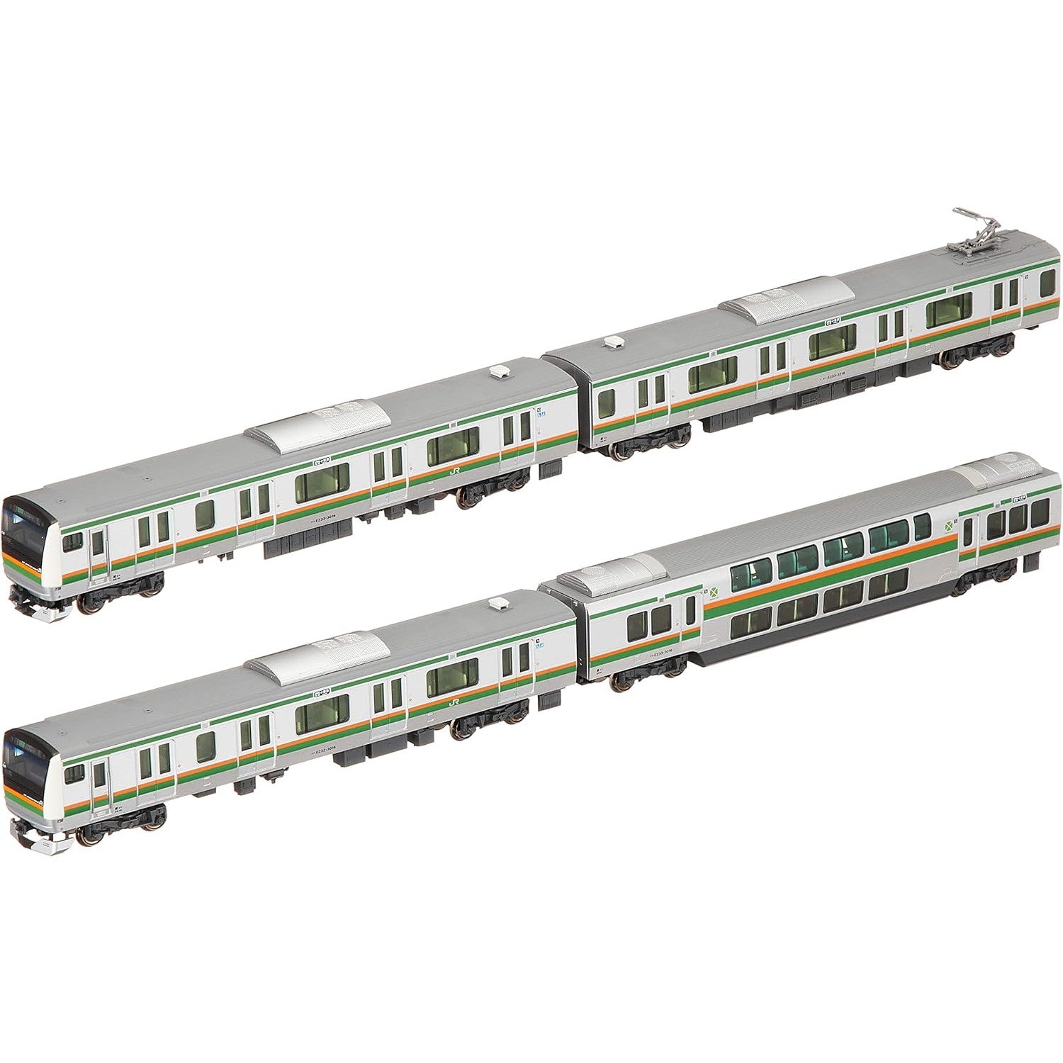 【新品】【お取り寄せ】[RWM] (再販) 10-1267S E233系3000番台 東海道線・上野東京ライン 基本セット(4両)(動力付き) Nゲージ 鉄道模型 KATO(カトー)(20241031)