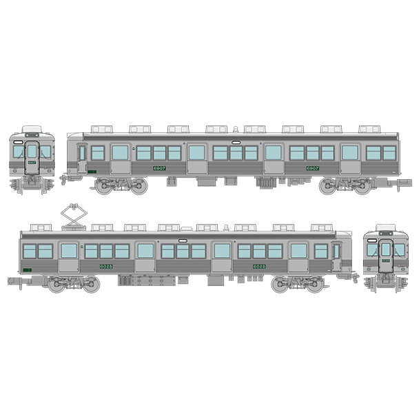 【新品即納】[RWM] 335184 鉄道コレクション(鉄コレ) 南海電気鉄道6000系(なつかしのステンレス無塗装) 2両セット(動力無し) Nゲージ 鉄道模型 TOMYTEC(トミーテック)(20250621)
