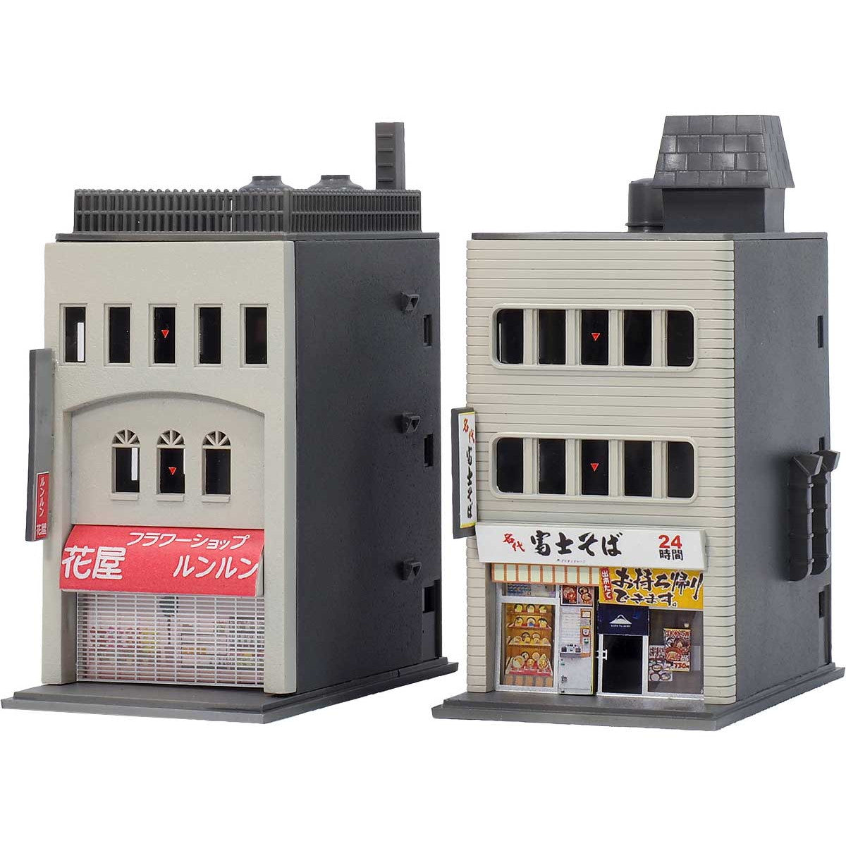 【新品即納】[RWM] 2651 着色済み 商業ビル 3F 麺街道シリーズ/富士そば Nゲージ 鉄道模型 GREENMAX(グリーンマックス)(20250621)