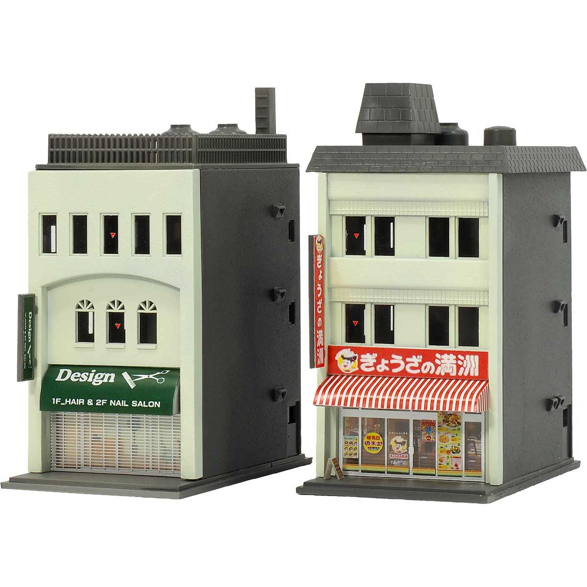 【新品即納】[RWM] 2652 着色済み 商業ビル 3F 麺街道シリーズ/ぎょうざの満洲 Nゲージ 鉄道模型 GREENMAX(グリーンマックス)(20250621)