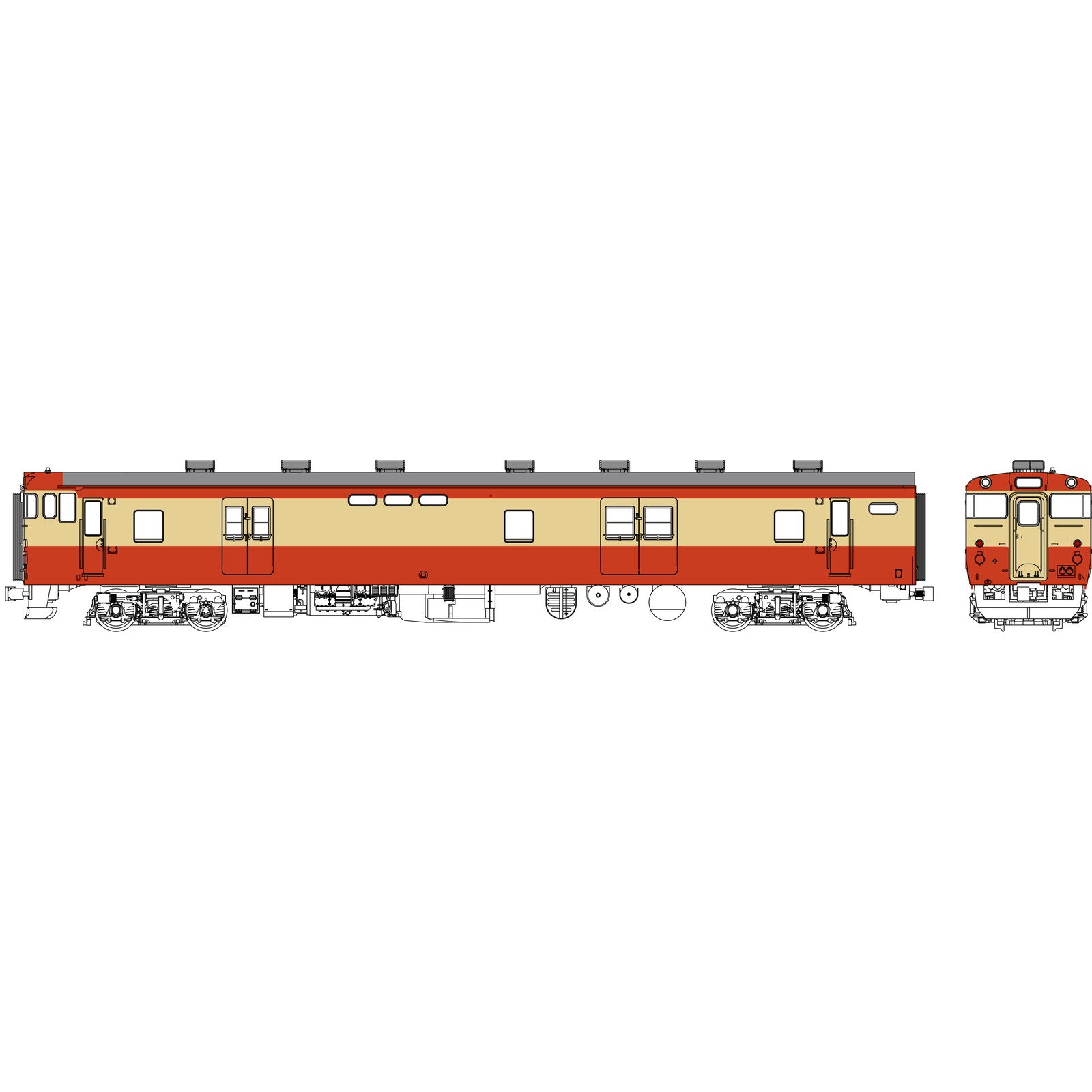 【新品即納】[RWM] TW-KYN28A-M 国鉄キユニ28 一般色(動力付き) HOゲージ 鉄道模型 TRAMWAY(トラムウェイ)(20251204)