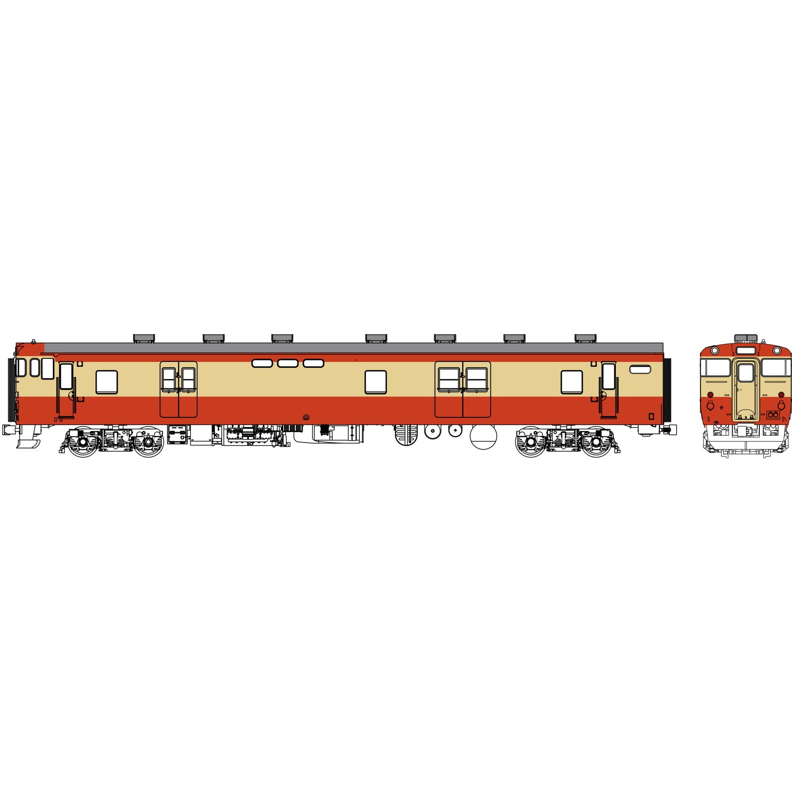 【新品即納】[RWM] TW-KYN28A-T 国鉄キユニ28 一般色(動力無し) HOゲージ 鉄道模型 TRAMWAY(トラムウェイ)(20251204)