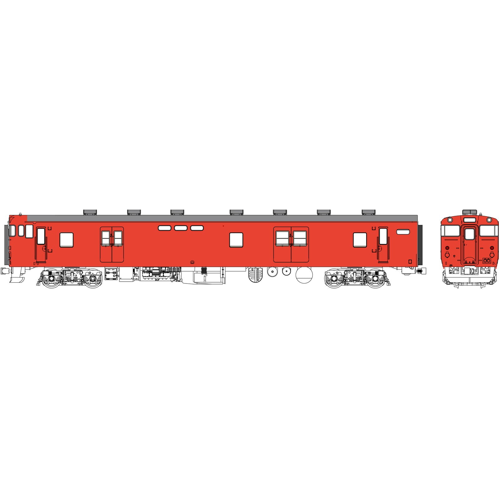 【新品即納】[RWM] TW-KYN28B-M 国鉄キユニ28 首都圏色(動力付き) HOゲージ 鉄道模型 TRAMWAY(トラムウェイ)(20251204)