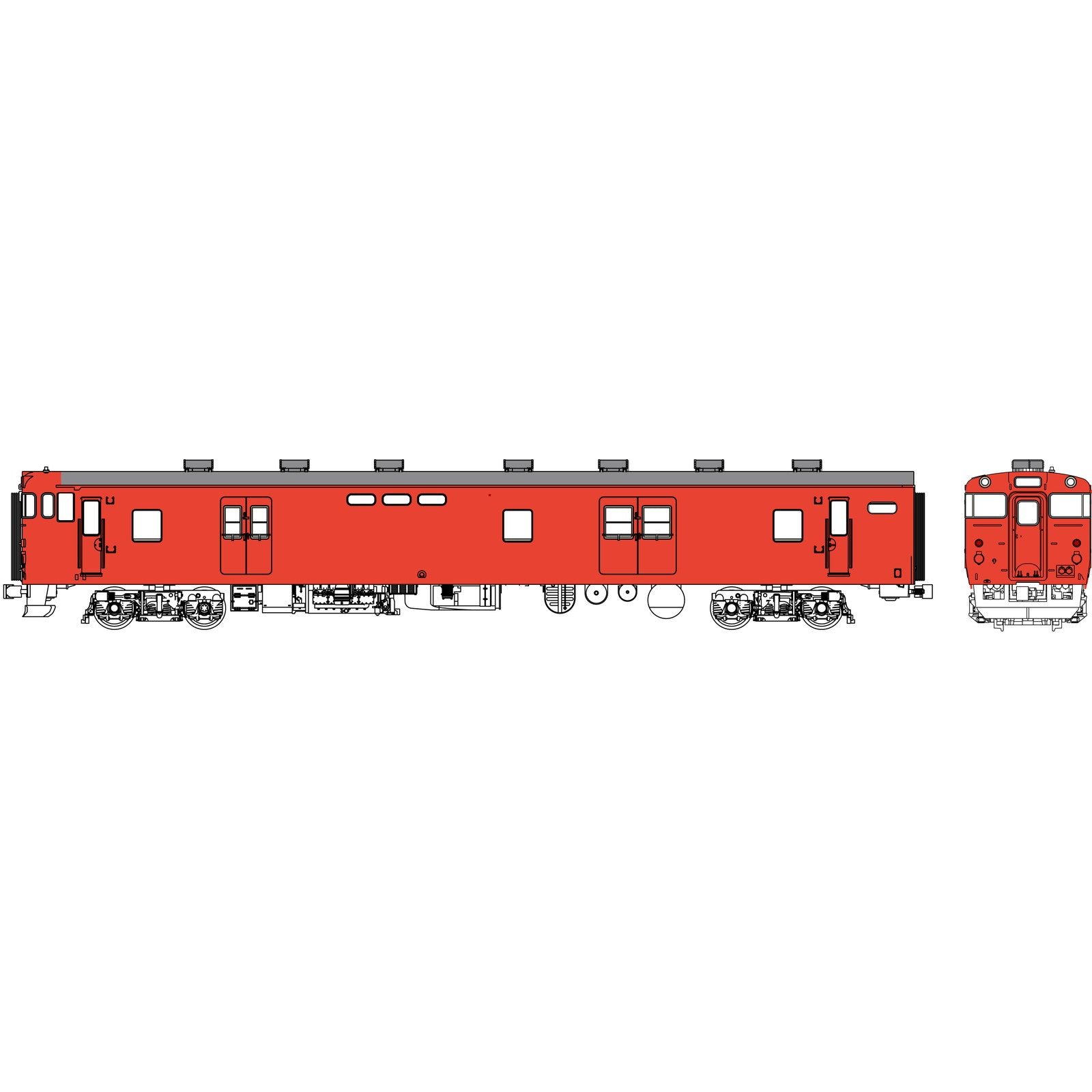 【新品即納】[RWM] TW-KYN28B-T 国鉄キユニ28 首都圏色(動力無し) HOゲージ 鉄道模型 TRAMWAY(トラムウェイ)(20251204)