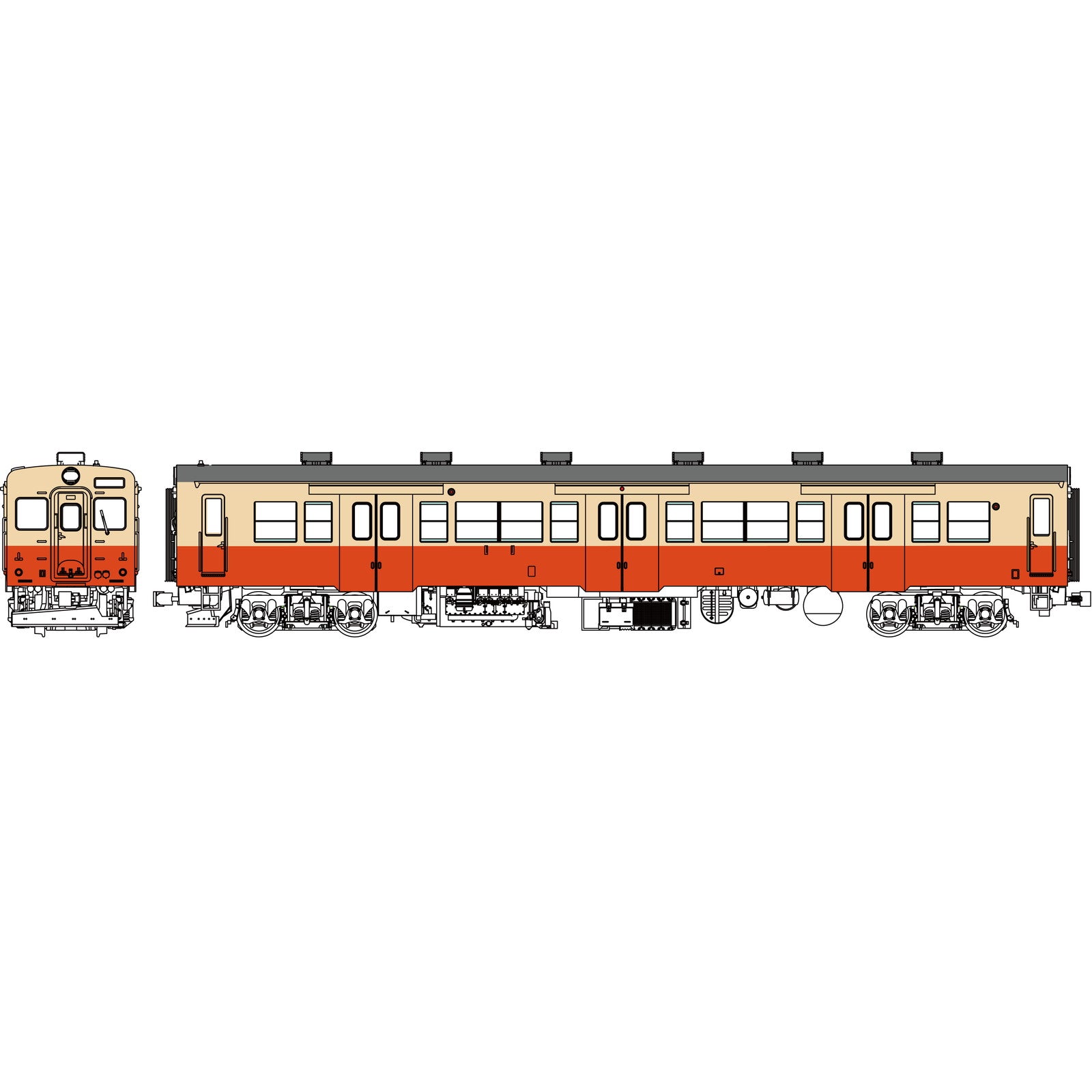 【新品即納】[RWM] TW-K30-500A-M 国鉄キハ30 寒地向一般色(動力付き) HOゲージ 鉄道模型 TRAMWAY(トラムウェイ)(20251005)