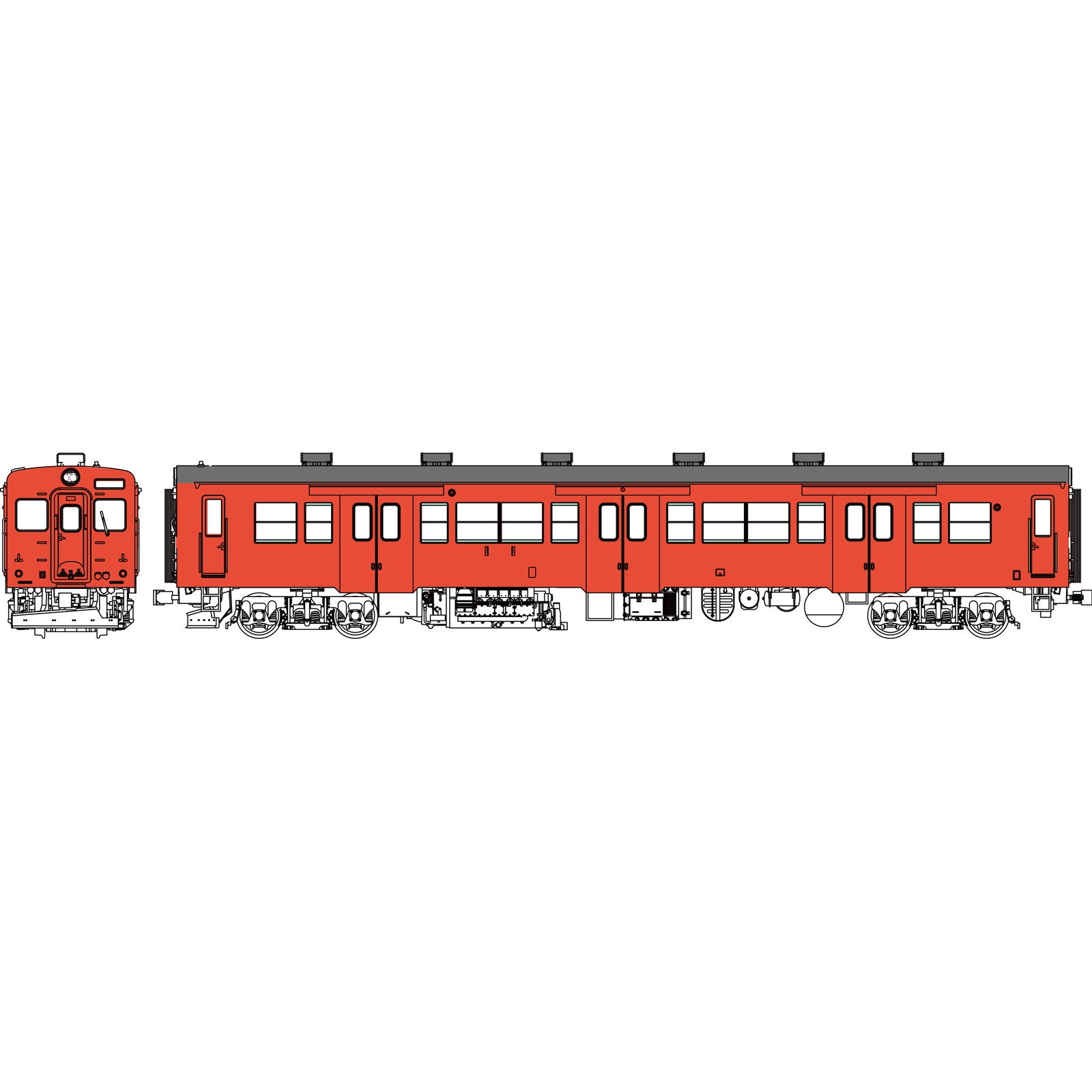 【新品即納】[RWM] TW-K30-500B-T 国鉄キハ30 寒地向首都圏色(動力無し) HOゲージ 鉄道模型 TRAMWAY(トラムウェイ)(20251005)
