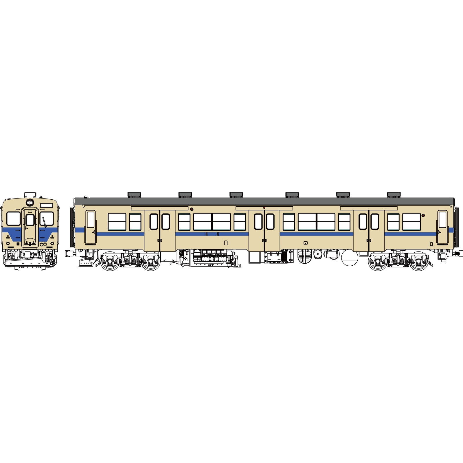 【新品即納】[RWM] TW-K30-500C-T 国鉄キハ30 寒地向相模線色(動力無し) HOゲージ 鉄道模型 TRAMWAY(トラムウェイ)(20250918)