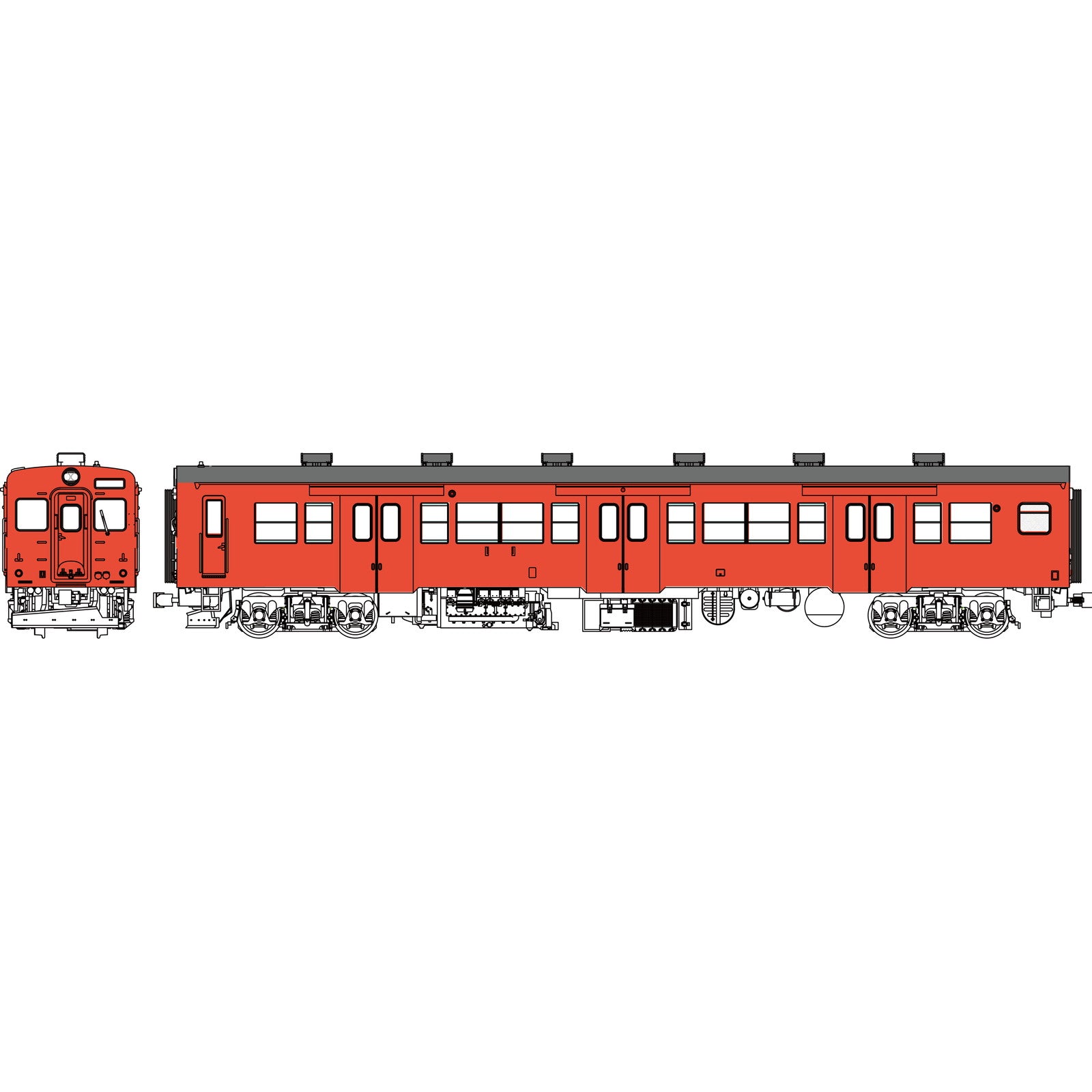 【新品即納】[RWM] TW-K35-500B-M 国鉄キハ35 寒地向首都圏色(動力付き) HOゲージ 鉄道模型 TRAMWAY(トラムウェイ)(20251005)