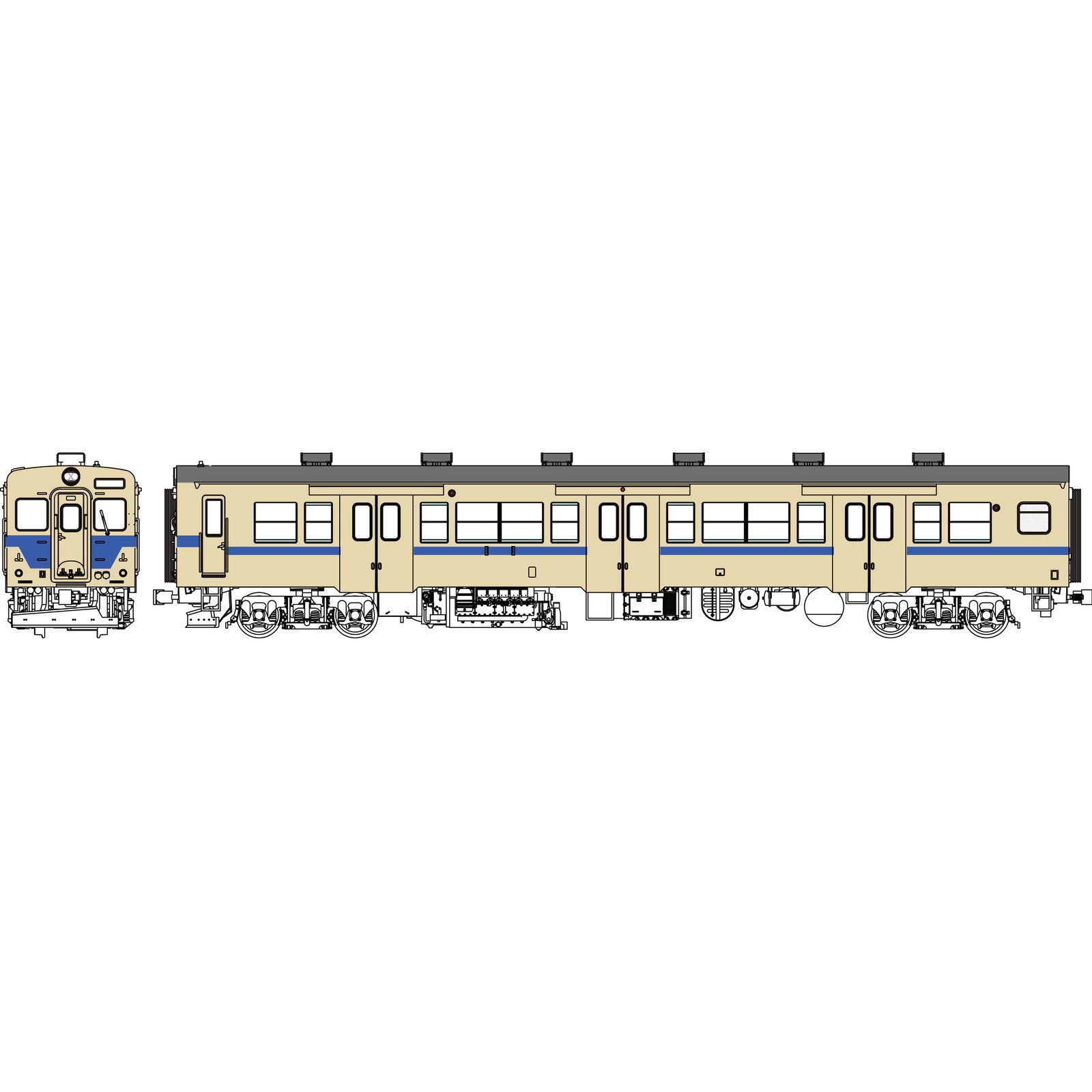 【新品即納】[RWM] TW-K35-500C-T 国鉄キハ35 寒地向相模線色(動力無し) HOゲージ 鉄道模型 TRAMWAY(トラムウェイ)(20250918)