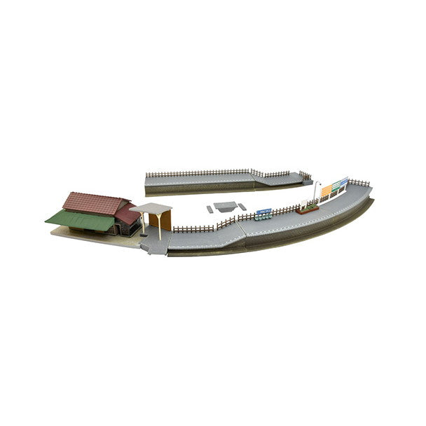 【新品即納】[RWM] 335221 建物コレクション(建コレ) 060-2 駅E2 カーブホーム内側(C280対応) Nゲージ 鉄道模型 TOMYTEC(トミーテック)(20250823)