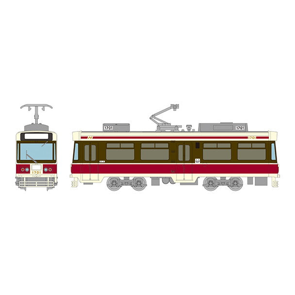 【新品】【お取り寄せ】[RWM] 335597 鉄道コレクション(鉄コレ) 長崎電気軌道1700形1701号(動力無し) Nゲージ 鉄道模型 TOMYTEC(トミーテック)(20250719)